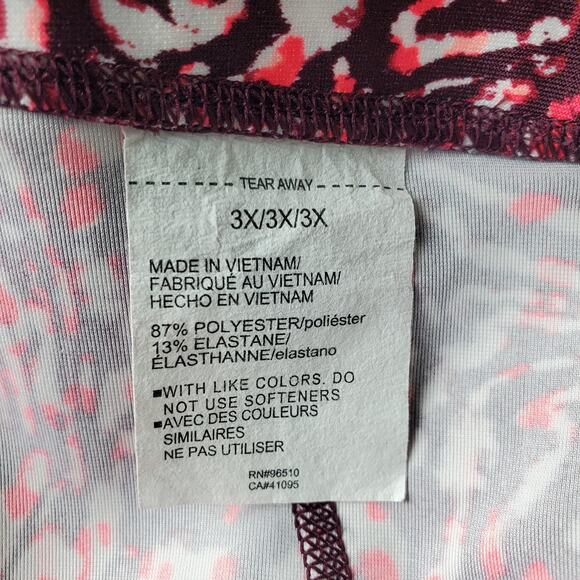 Under Armour Womens High Rise Print Compression Workout Leggings Capri Size 3X - Picture 5 of 6